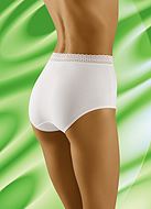 Classic maxi briefs, high quality cotton, openwork lace